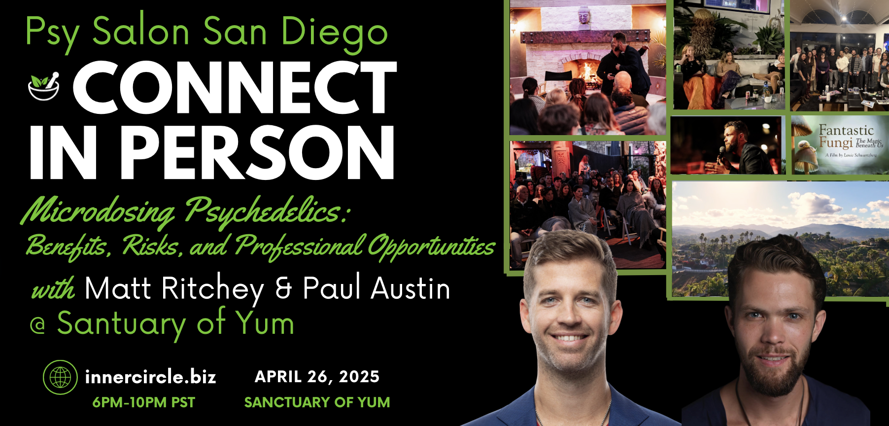 Psy Salon with Paul Austin & Matt Ritchey.